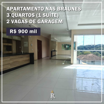 Imagem Apartamento com 3 Quartos à Venda, 128 m² em Braunes - Nova Friburgo Imagem Apartamento com 3 Quartos à Venda, 128 m² em Braunes - Nova Friburgo