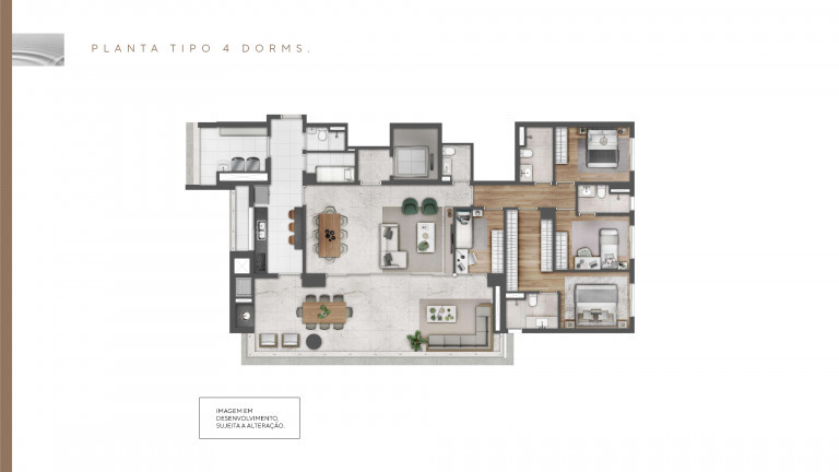 Imagem Apartamento com 4 Quartos à Venda, 223 m² em Brooklin Paulista - São Paulo