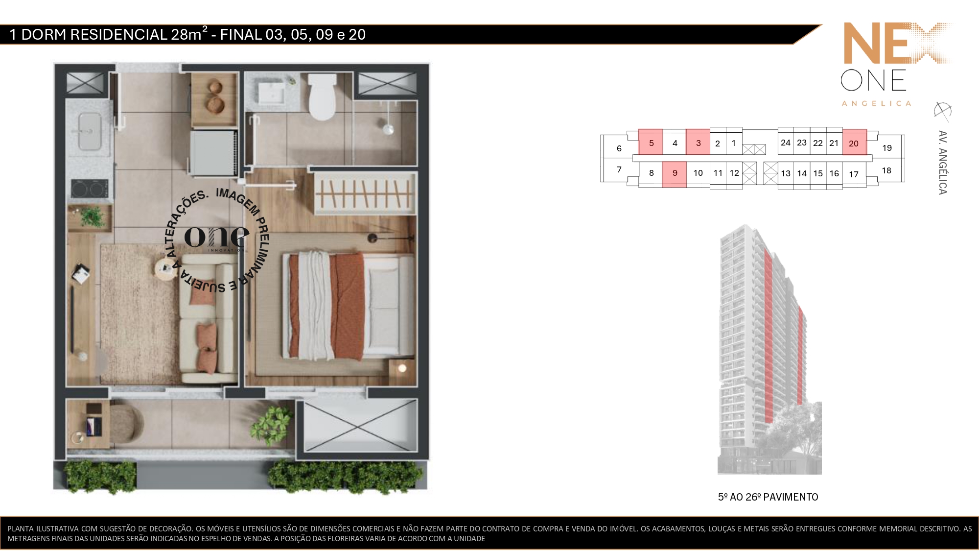 Imagem Apartamento com 2 Quartos à Venda, 45 m²em Santa Cecília - São Paulo