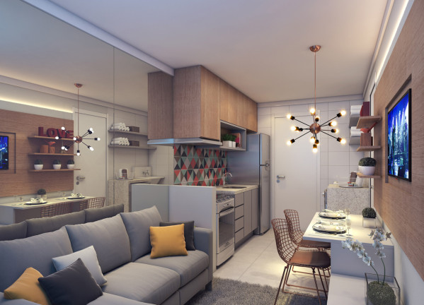 Imagem Apartamento com 2 Quartos à Venda, 32 m² em Jardim Itacolomi - São Paulo