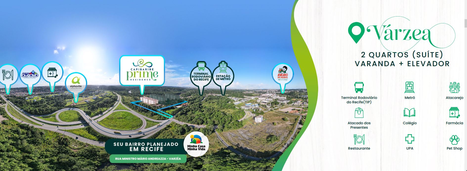 Imagem Apartamento com 2 Quartos à Venda, 43 m² em Várzea - Recife