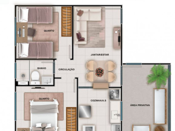 Imagem Apartamento com 2 Quartos à Venda, 44 m² em Centro - Nova Iguaçu Imagem Apartamento com 2 Quartos à Venda, 44 m² em Centro - Nova Iguaçu