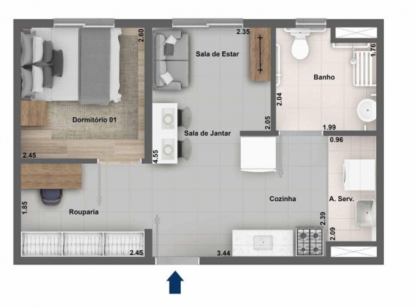 Imagem Apartamento com 2 Quartos à Venda, 38 m² em Vila Norma - São Paulo Imagem Apartamento com 2 Quartos à Venda, 38 m² em Vila Norma - São Paulo