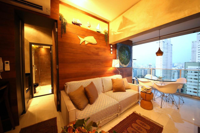 Imagem Apartamento com 1 Quarto para Alugar, em Cidade Monções - São Paulo Imagem Apartamento com 1 Quarto para Alugar, em Cidade Monções - São Paulo
