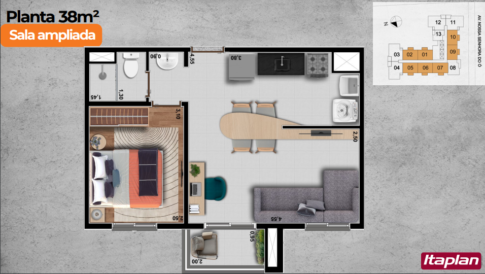 Imagem Apartamento com 2 Quartos à Venda, 38 m²em Freguesia do Ó - São Paulo