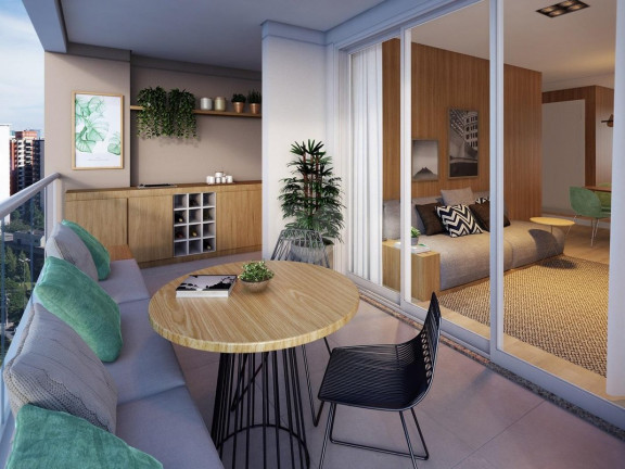Imagem Apartamento com 2 Quartos à Venda, 61 m² em Jardim Caravelas - São Paulo