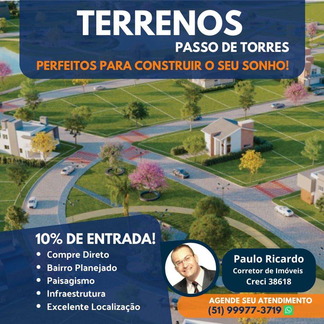 Imagem Terreno à Venda, 218 m² em  - Passo de Torres