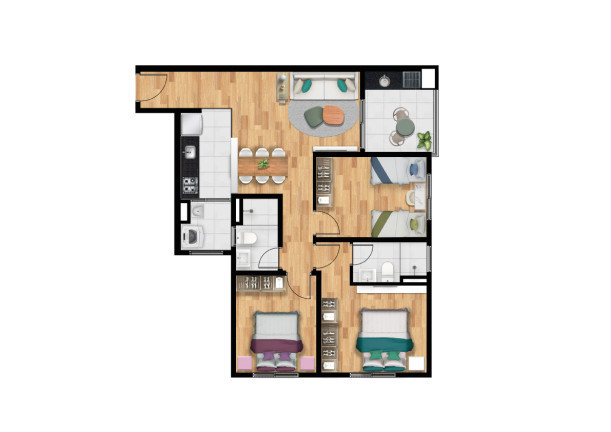 Imagem Apartamento com 2 Quartos à Venda, 54 m² em Bussocaba - Osasco Imagem Apartamento com 2 Quartos à Venda, 54 m² em Bussocaba - Osasco