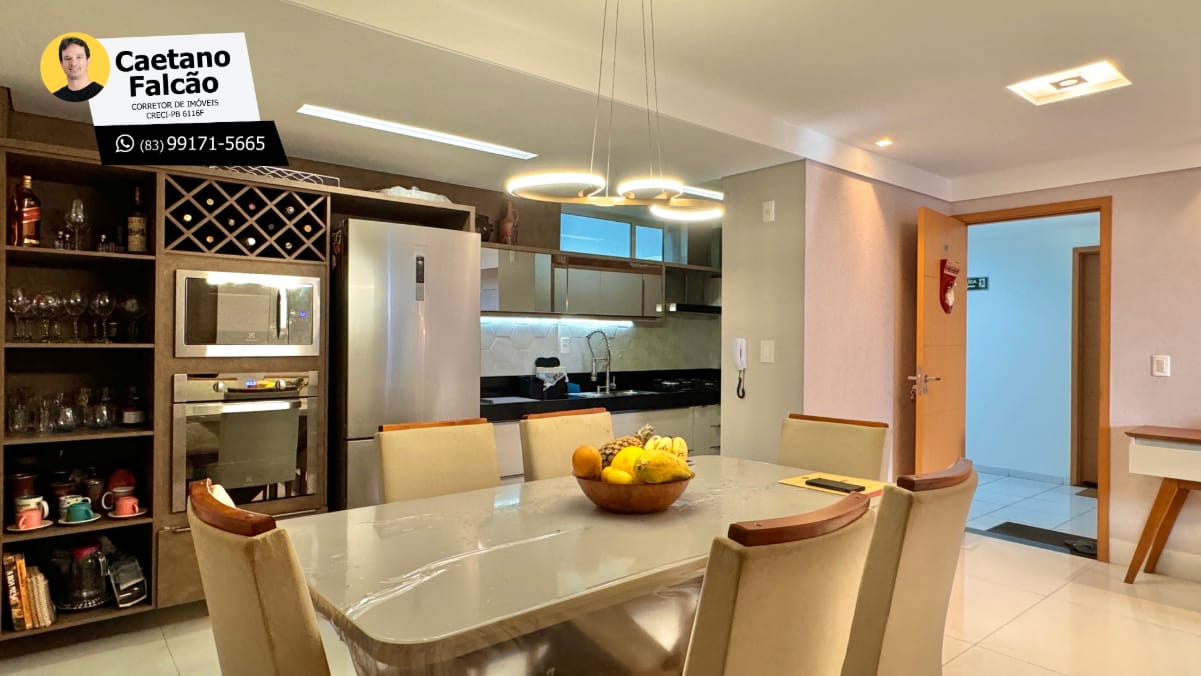 Imagem Apartamento com 3 Quartos à Venda, 160 m²em Bessa - João Pessoa