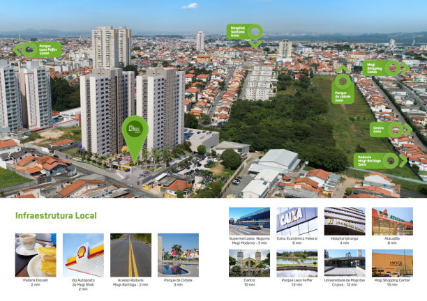 Imagem Apartamento com 3 Quartos à Venda, 67 m² em Mogi Moderno - Mogi das Cruzes