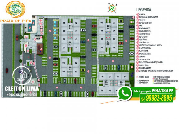 Apartamento com 2 Quartos à Venda, 42 m² em Nova Parnamirim - Parnamirim