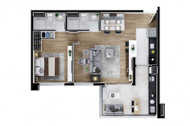 Imagem Apartamento com 2 Quartos à Venda, 65 m² em Paraíso - São Paulo Imagem Apartamento com 2 Quartos à Venda, 65 m² em Paraíso - São Paulo