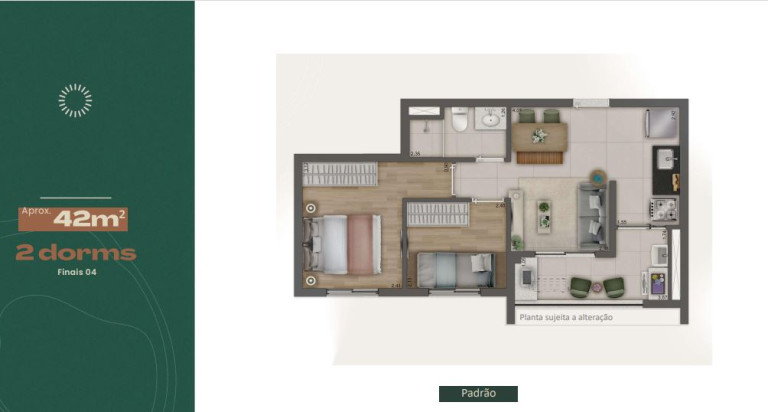 Imagem Apartamento com 2 Quartos à Venda, 41 m² em Água Branca - São Paulo