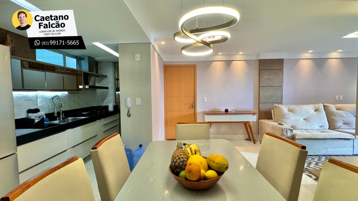Imagem Apartamento com 3 Quartos à Venda, 160 m²em Bessa - João Pessoa