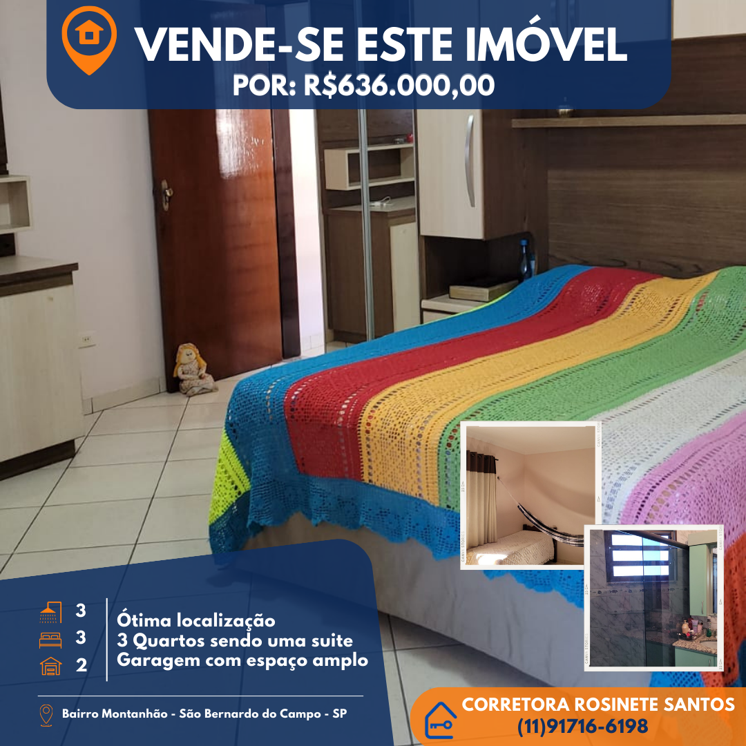 Imagem Sobrado com 3 Quartos à Venda, 284 m²em Montanhão - São Bernardo do Campo Imagem Sobrado com 3 Quartos à Venda, 284 m²em Montanhão - São Bernardo do Campo