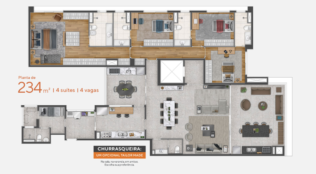 Imagem Apartamento com 3 Quartos à Venda, 234 m² em Campo Belo - São Paulo