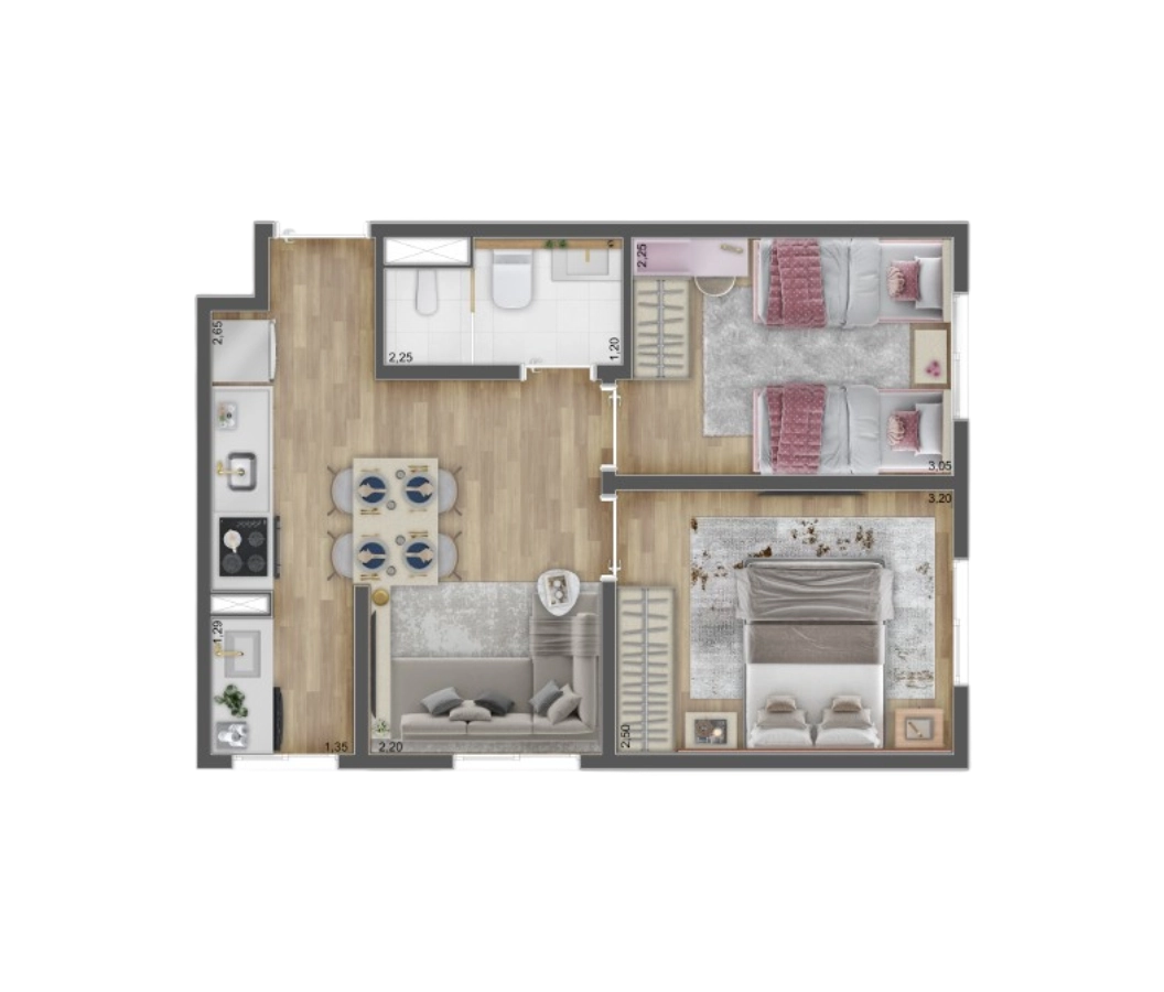 Imagem Apartamento com 1 Quarto à Venda, 24 m² em Veloso - Osasco