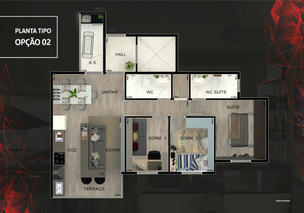 Imagem Apartamento com 3 Quartos à Venda, 63 m²em Vila Curuçá - Santo André