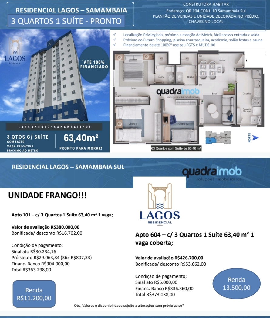Imagem Apartamento com 1 Quarto à Venda, 30 m²em Sul (Águas Claras) - Brasília Imagem Apartamento com 1 Quarto à Venda, 30 m²em Sul (Águas Claras) - Brasília