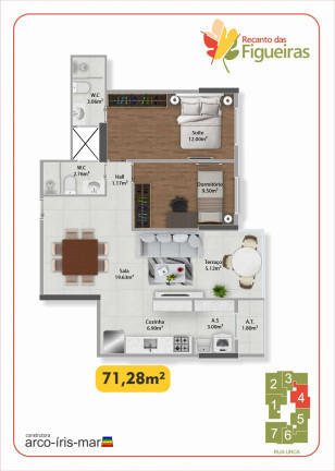 Imagem Apartamento com 2 Quartos à Venda, 71 m²em Guilhermina - Praia Grande Imagem Apartamento com 2 Quartos à Venda, 71 m²em Guilhermina - Praia Grande