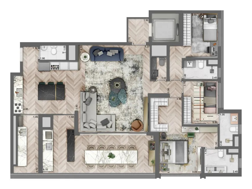 Imagem Apartamento com 3 Quartos à Venda, 158 m² em Vila Clementino - São Paulo