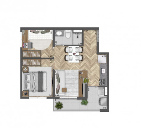 Imagem Apartamento com 2 Quartos à Venda, 44 m² em Vila Brasilândia - São Paulo Imagem Apartamento com 2 Quartos à Venda, 44 m² em Vila Brasilândia - São Paulo