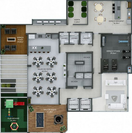 Imagem Apartamento com 3 Quartos à Venda, 136 m² em Centro - Criciúma Imagem Apartamento com 3 Quartos à Venda, 136 m² em Centro - Criciúma