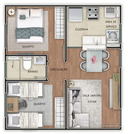 Imagem Apartamento com 2 Quartos à Venda, 46 m² em Jardim Eldorado - Caxias do Sul Imagem Apartamento com 2 Quartos à Venda, 46 m² em Jardim Eldorado - Caxias do Sul