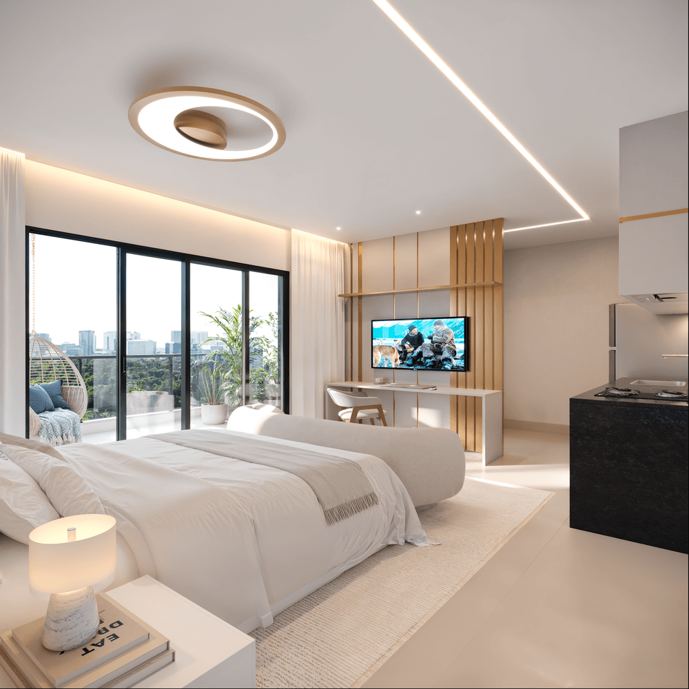 Imagem Studio com 1 Quarto à Venda, 33 m² em Itapuã - Vila Velha