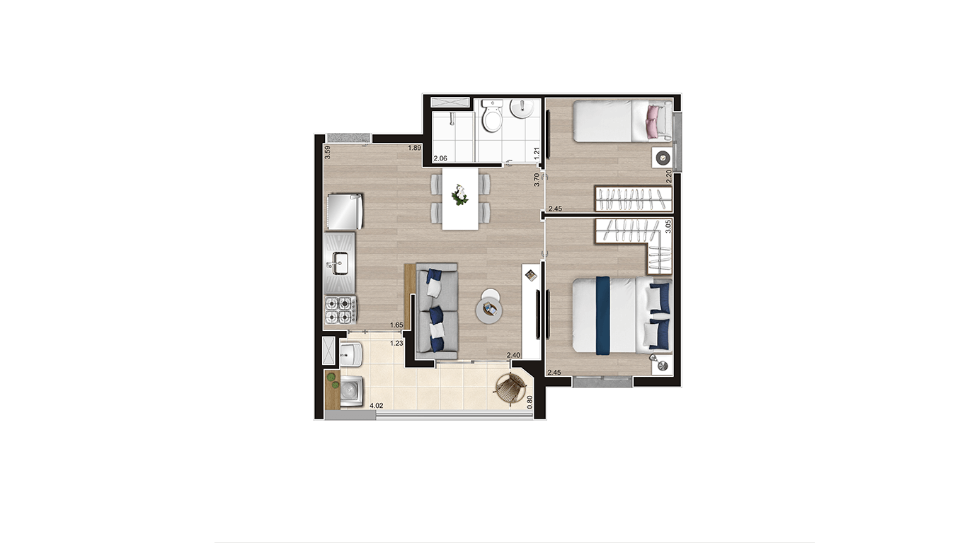 Imagem Apartamento com 2 Quartos à Venda, 43 m²em Jardim Maringá - São Paulo Imagem Apartamento com 2 Quartos à Venda, 43 m²em Jardim Maringá - São Paulo