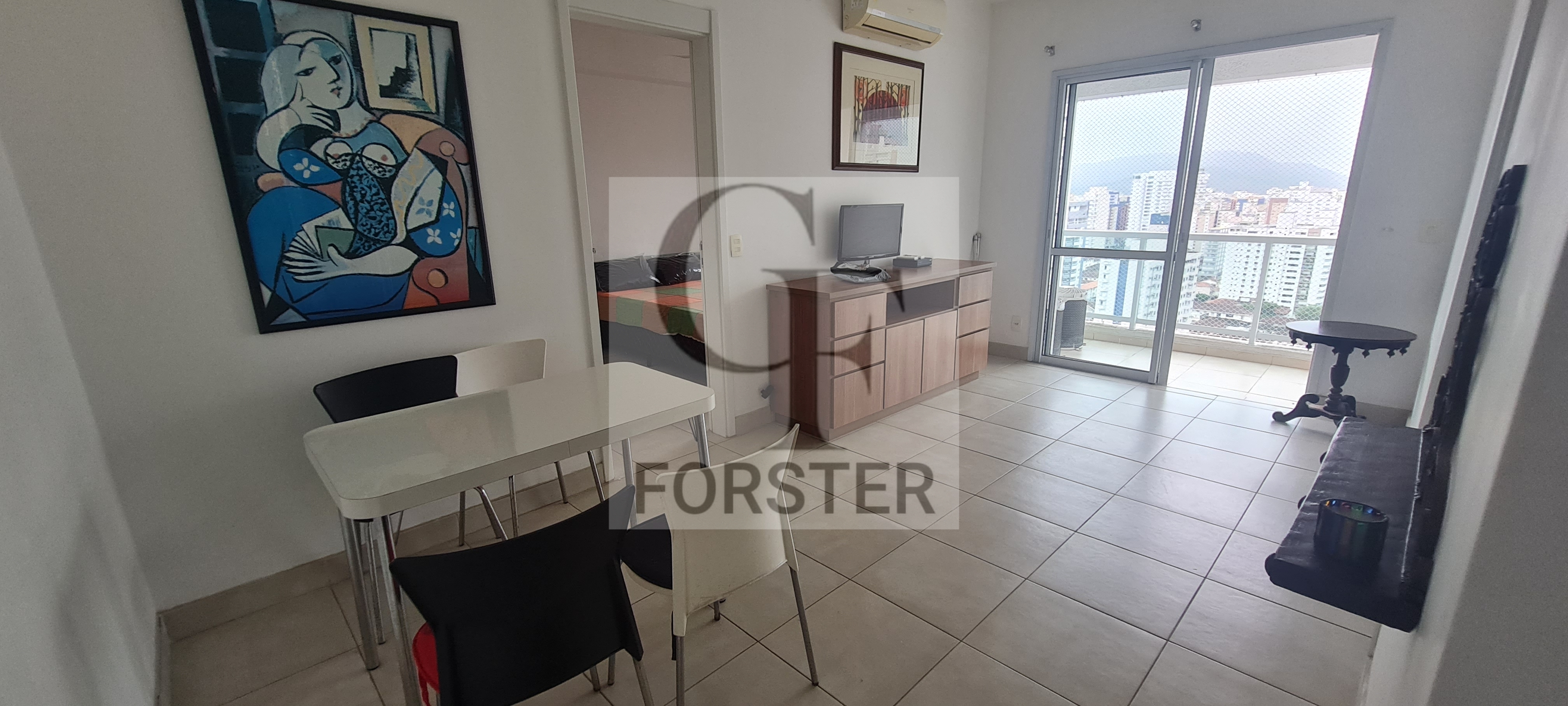 Imagem Apartamento com 1 Quarto para Alugar, 48 m²em Boqueirão - Santos Imagem Apartamento com 1 Quarto para Alugar, 48 m²em Boqueirão - Santos