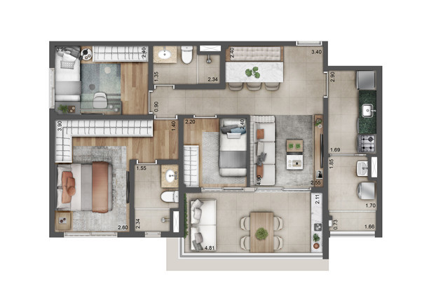 Imagem Apartamento com 3 Quartos à Venda, em Chácara Inglesa - São Paulo Imagem Apartamento com 3 Quartos à Venda, em Chácara Inglesa - São Paulo