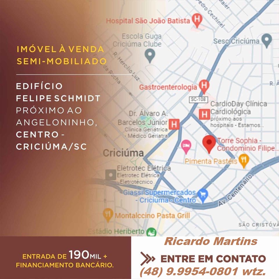 Imagem Apartamento com 3 Quartos à Venda, 83 m²em Centro - Criciúma Imagem Apartamento com 3 Quartos à Venda, 83 m²em Centro - Criciúma