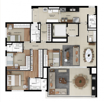 Imagem Apartamento com 4 Quartos à Venda, 159 m² em Mooca - São Paulo Imagem Apartamento com 4 Quartos à Venda, 159 m² em Mooca - São Paulo