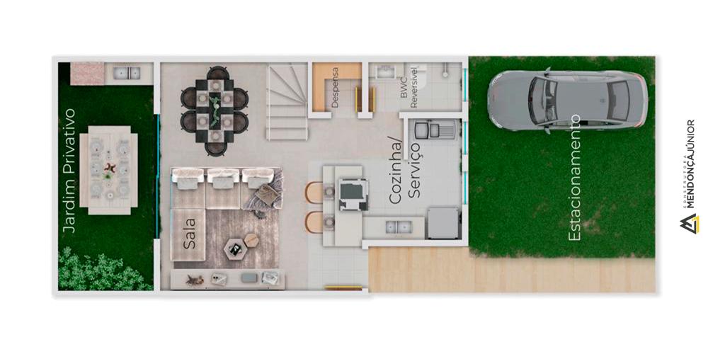 Imagem Casa de Condomínio com 3 Quartos à Venda, 91 m² em Neópolis - Natal