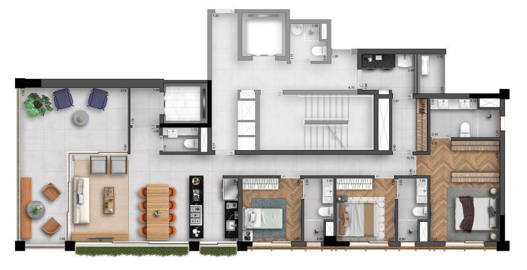 Imagem Apartamento com 3 Quartos à Venda, 147 m² em Itaim Bibi - São Paulo