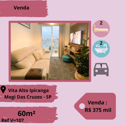 Imagem Apartamento com 2 Quartos à Venda, 60 m² em Parque Santana - Mogi das Cruzes Imagem Apartamento com 2 Quartos à Venda, 60 m² em Parque Santana - Mogi das Cruzes