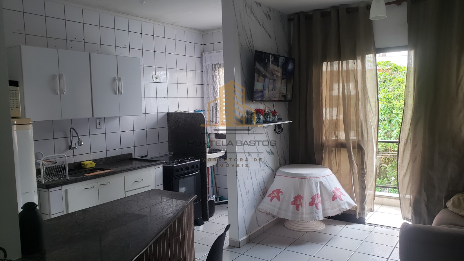 Apartamento com 1 Quarto para Temporada, 40 m² em Praia Grande - Ubatuba