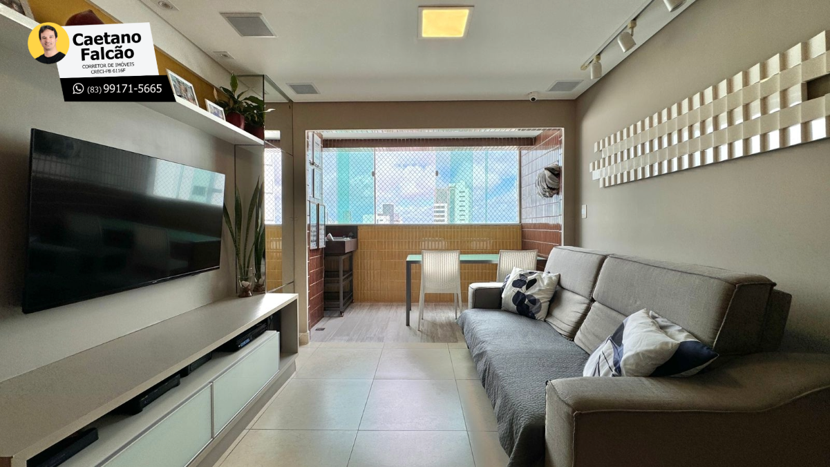 Imagem Apartamento com 3 Quartos à Venda, 90 m² em Brisamar - João Pessoa Imagem Apartamento com 3 Quartos à Venda, 90 m² em Brisamar - João Pessoa