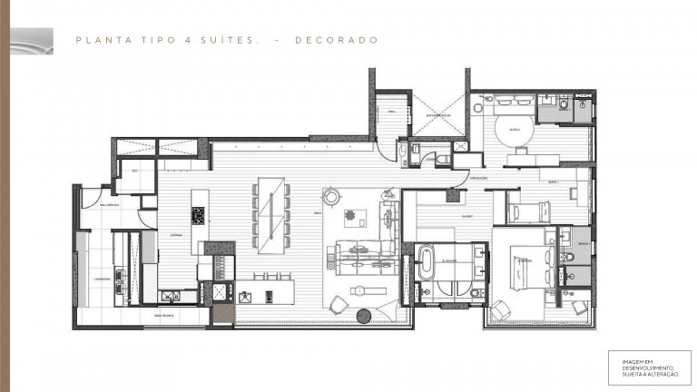 Imagem Apartamento com 4 Quartos à Venda, 223 m² em Brooklin Paulista - São Paulo