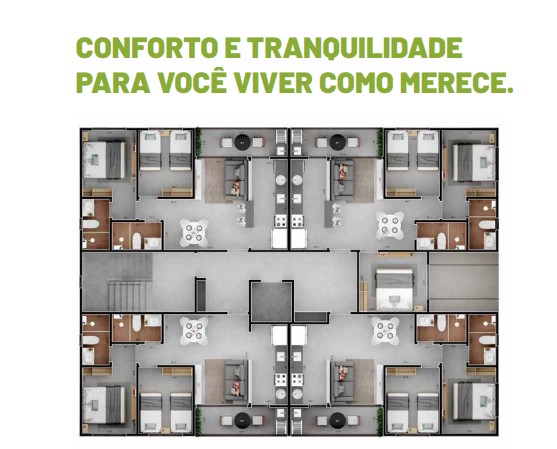 Imagem Apartamento com 2 Quartos à Venda, 53 m² em Jardim Atlântico - Olinda