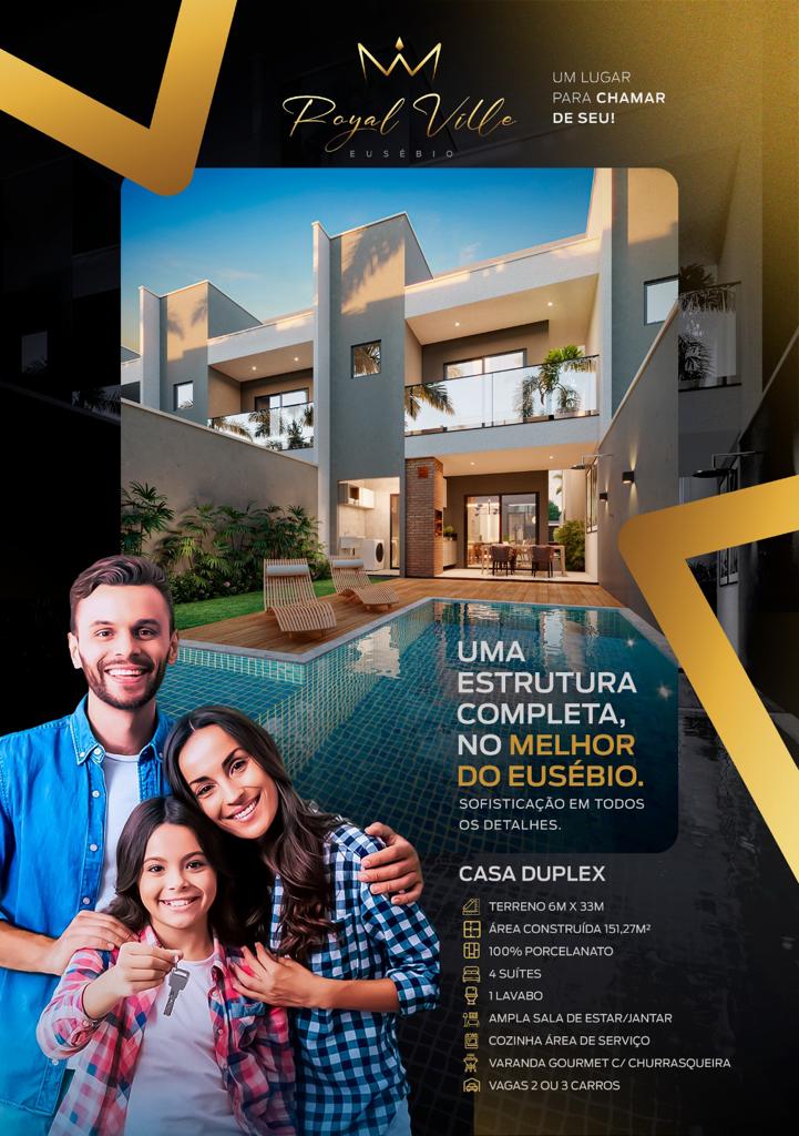 Imagem Casa com 4 Quartos à Venda, 151 m²em Centro - Eusébio Imagem Casa com 4 Quartos à Venda, 151 m²em Centro - Eusébio