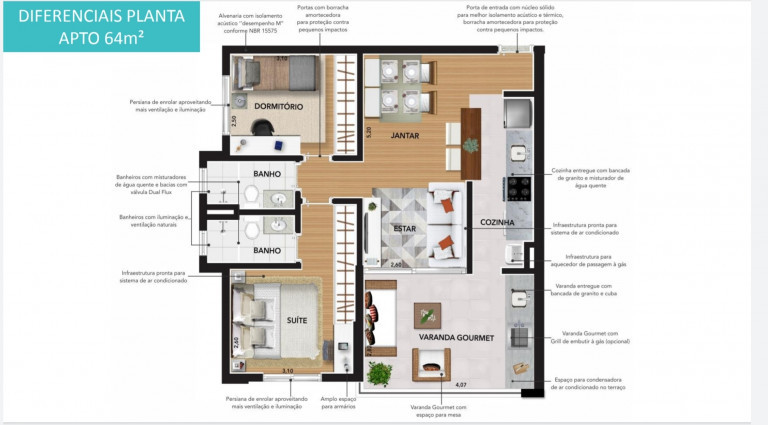Imagem Apartamento com 2 Quartos à Venda, 64 m² em Vila Prudente - São Paulo Imagem Apartamento com 2 Quartos à Venda, 64 m² em Vila Prudente - São Paulo