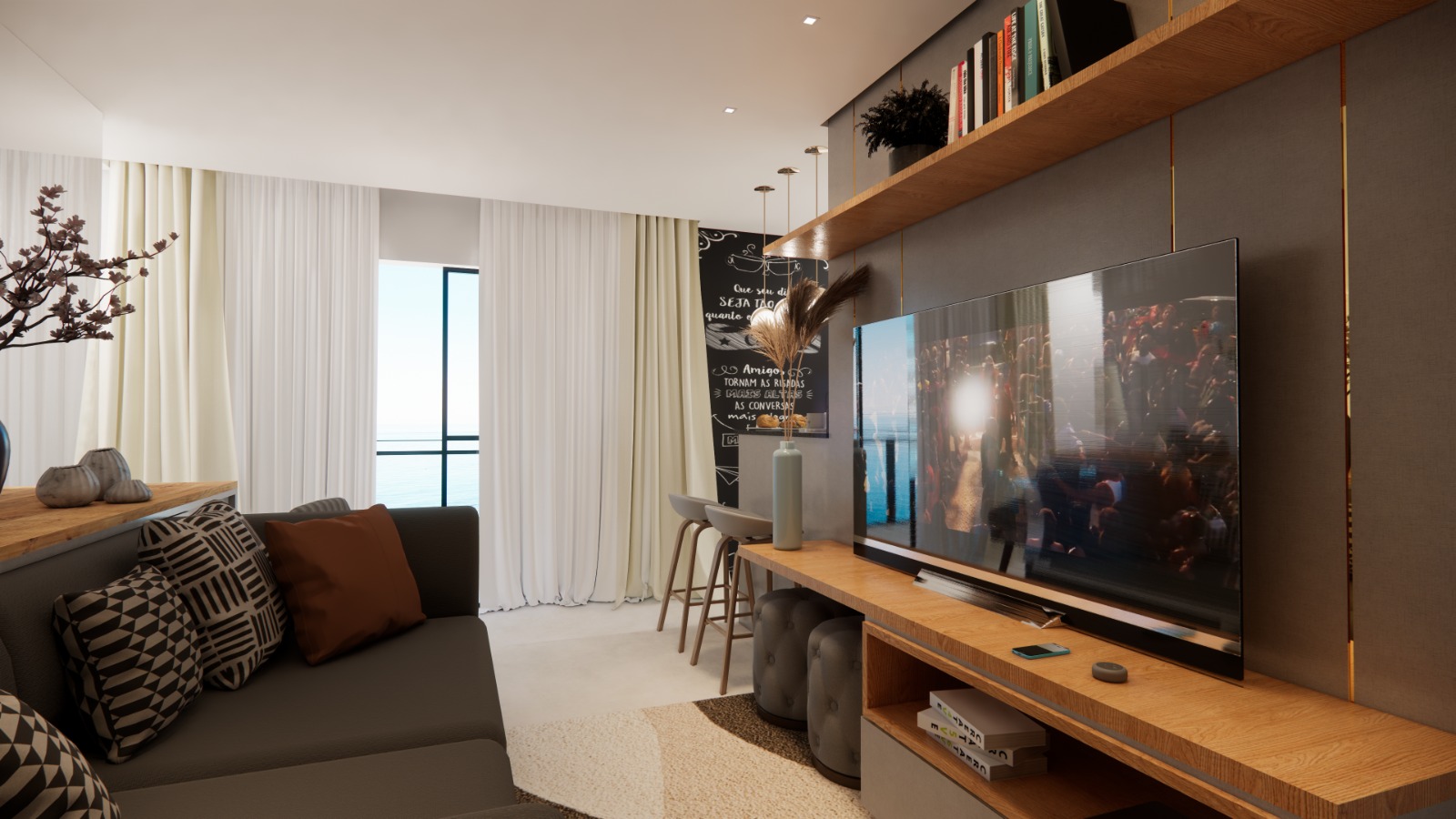 Imagem Flat com 1 Quarto à Venda, 21 m² em Centro - Tamandaré