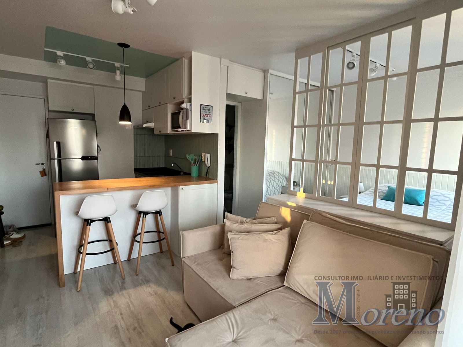 Imagem Studio com 1 Quarto para Alugar ou Temporada, 37 m²em Campo Belo - São Paulo