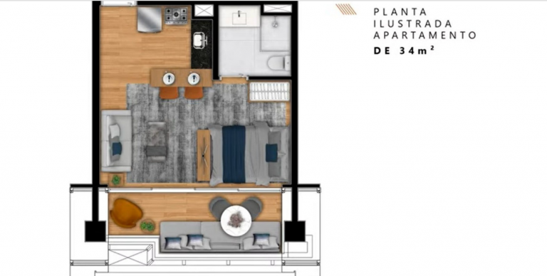 Imagem Apartamento com 1 Quarto à Venda, 45 m² em Itaim Bibi - São Paulo Imagem Apartamento com 1 Quarto à Venda, 45 m² em Itaim Bibi - São Paulo