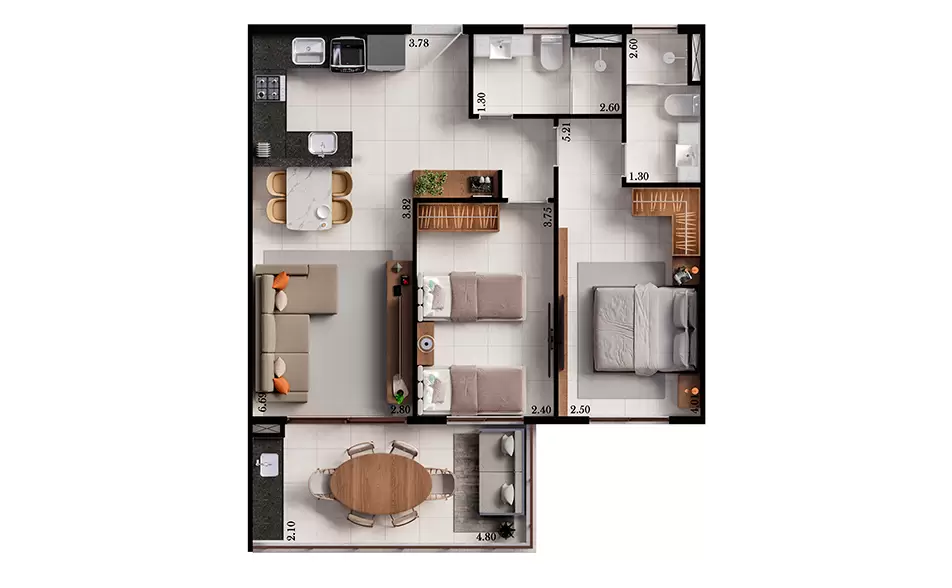Imagem Apartamento com 1 Quarto à Venda, 29 m² em Porto das Dunas - Aquiraz Imagem Apartamento com 1 Quarto à Venda, 29 m² em Porto das Dunas - Aquiraz