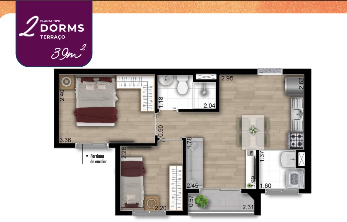 Imagem Apartamento com 2 Quartos à Venda, 37 m²em Jardim da Pedreira - São Paulo