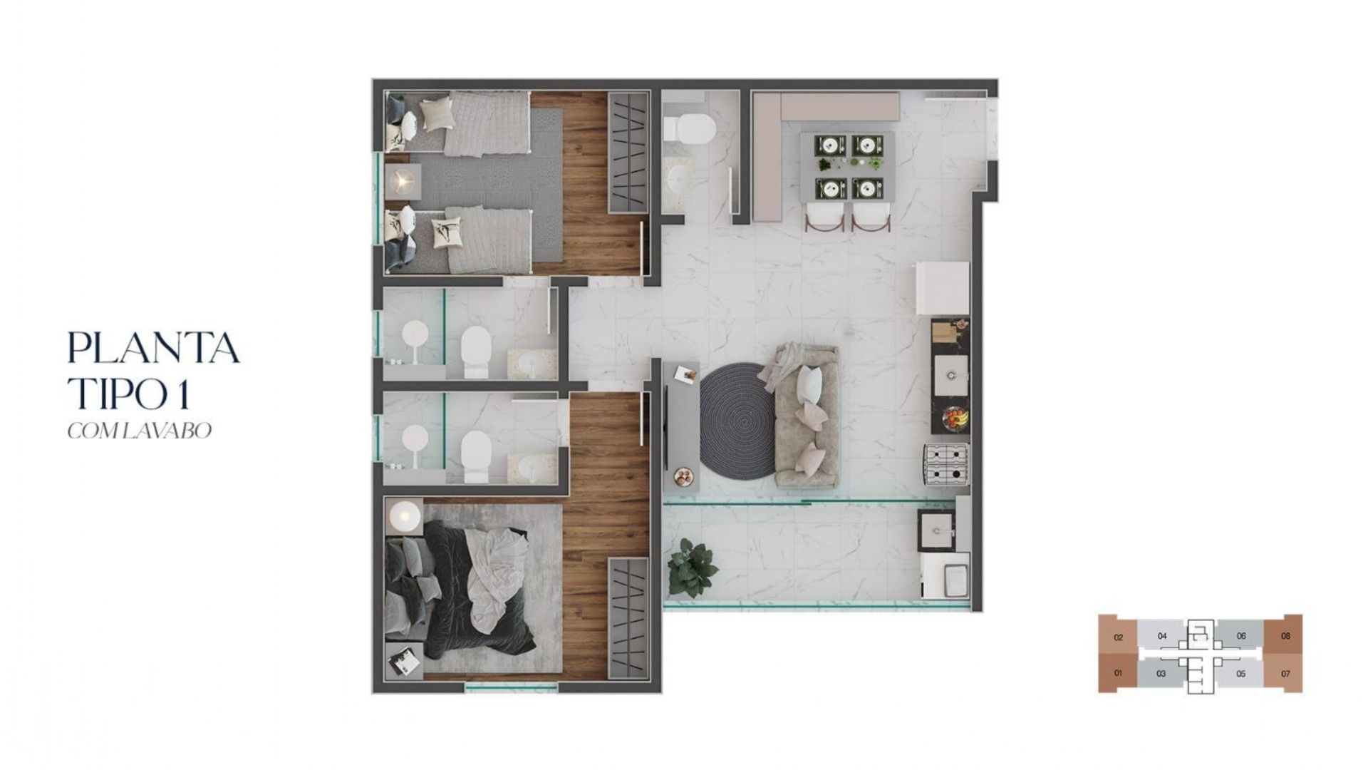 Imagem Apartamento com 2 Quartos à Venda, 56 m² em Boa Vista - Juiz de Fora Imagem Apartamento com 2 Quartos à Venda, 56 m² em Boa Vista - Juiz de Fora
