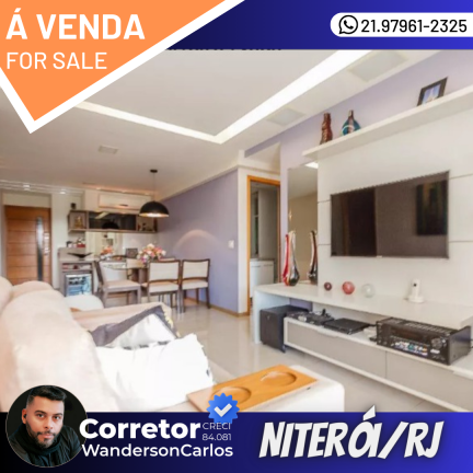 Imagem Apartamento com 2 Quartos à Venda, 89 m² em Icaraí - Niterói